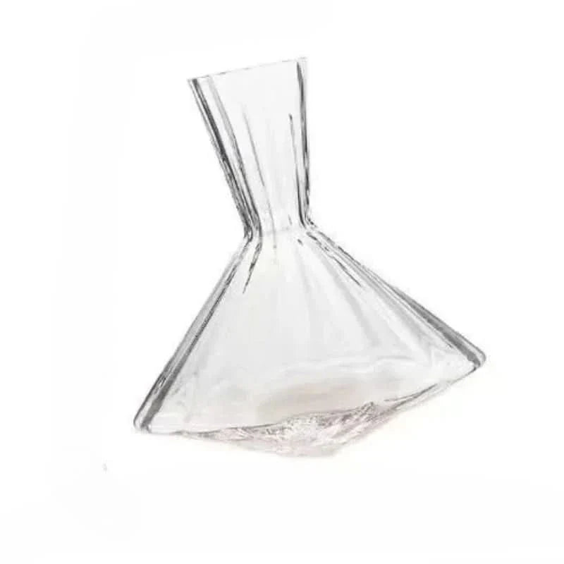 Lisslune | Crystal Glass Rotating Wine Decanter 1L