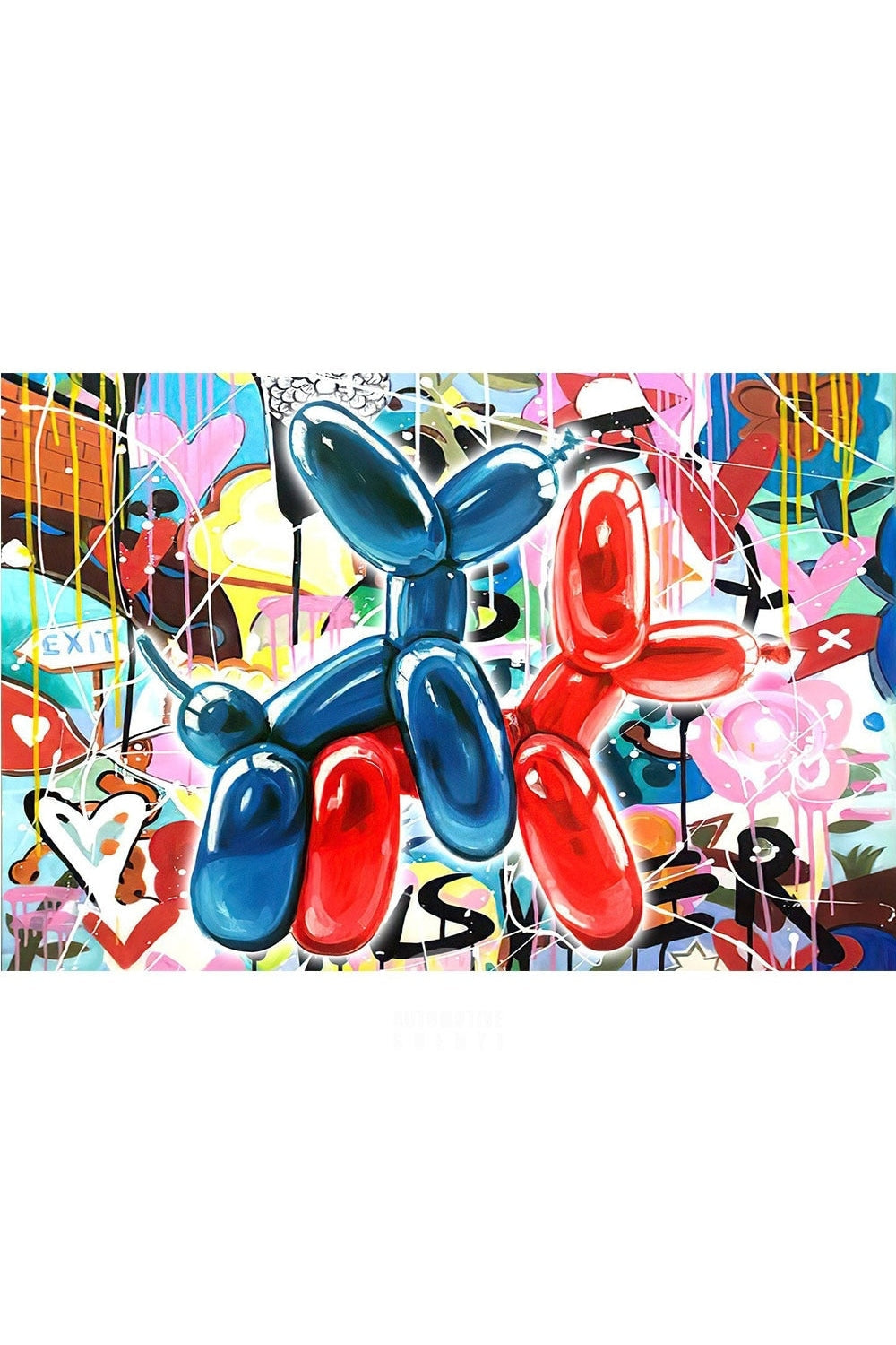 Lisslune | matching Graffiti Balloon Poster