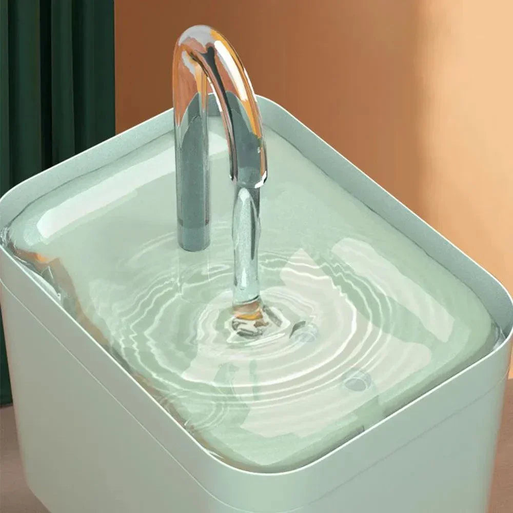 Lisslune | Ultra-quiet Pet Water Fountain with Intelligent Filtration - 1.5 l Stainless Steel