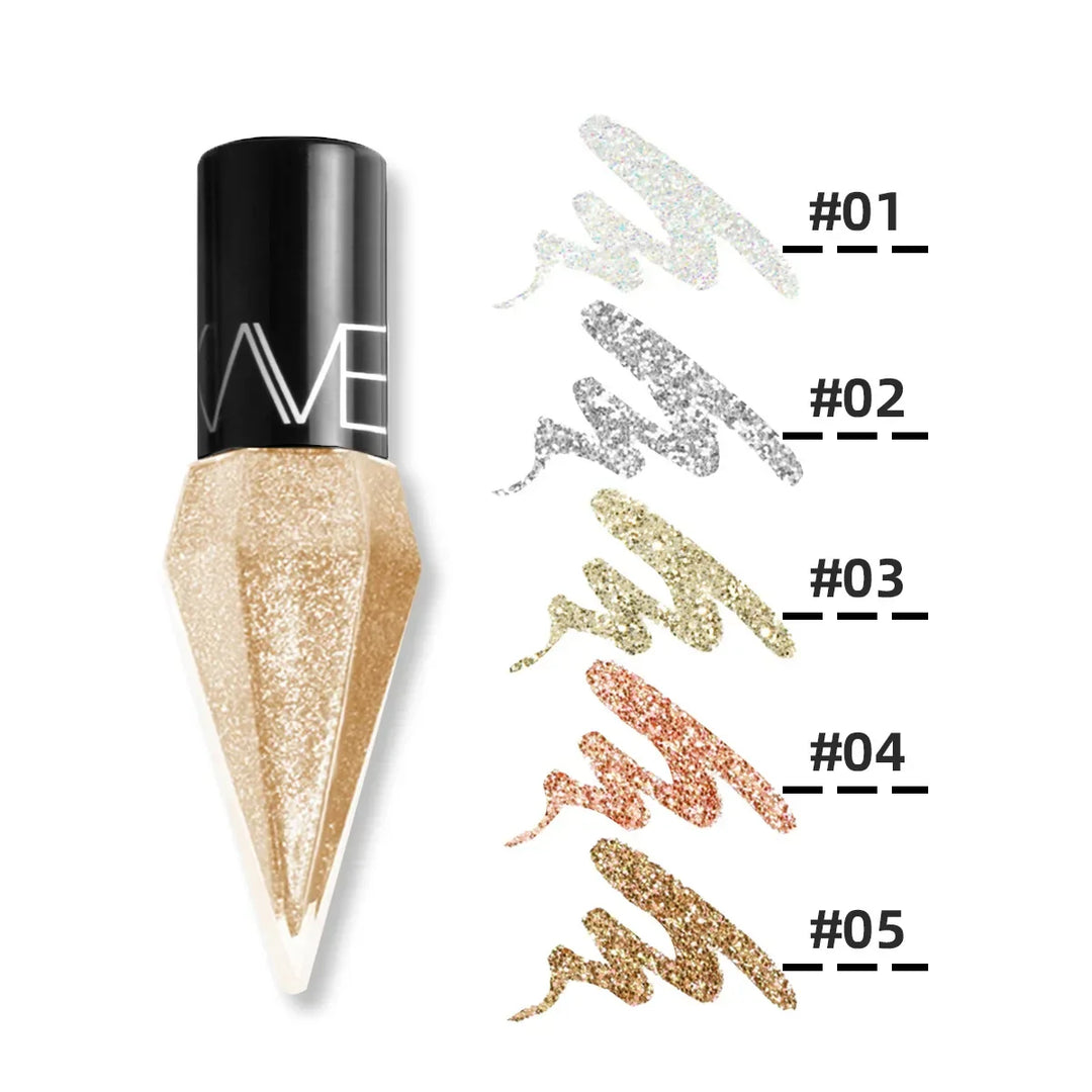 Rynx | Pearl Diamond Gold Liquid Eyeshadow Eyeliner Stick Waterproof Glitter Sequins Rose Gold White Eyeliner Pencil Korean Makeup