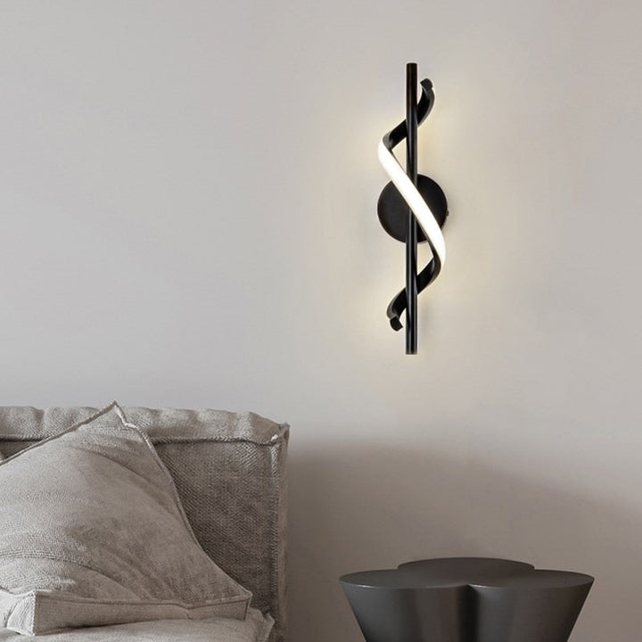Lisslune | SpiralLume – Minimalist LED Wall Light with a Modern Edge