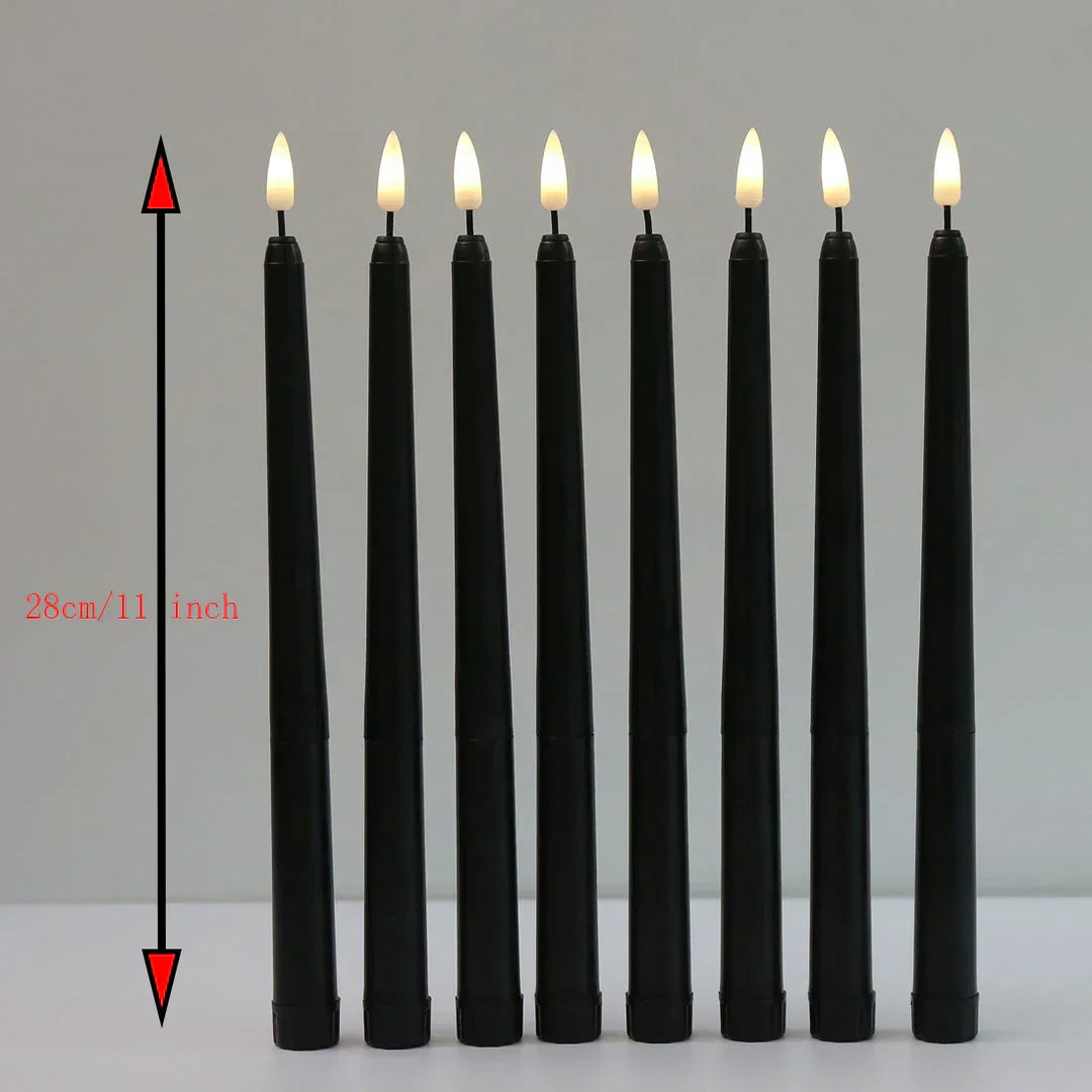 Lisslune | Frendorf - Black LED tealights without flame with remote control for an unforgettable atmosphere