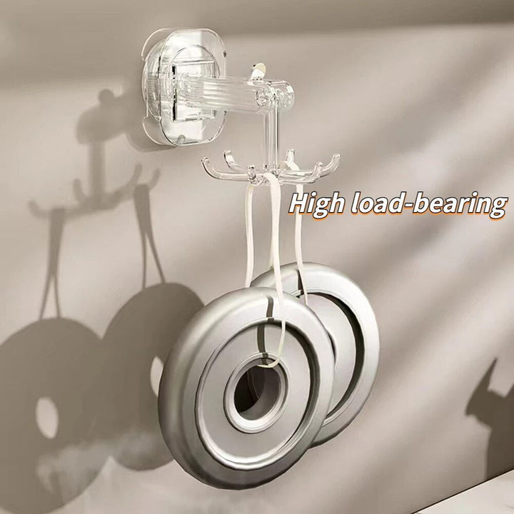 Lisslune | Simplistic Six-Claw Universal Rotating Hook