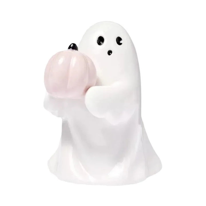 Rynx | Halloween Ghost Ornament Creative Pumpkin Bat Cat Bow Style Resin Ornament Home Living Room Bedroom Office Desk Decoration