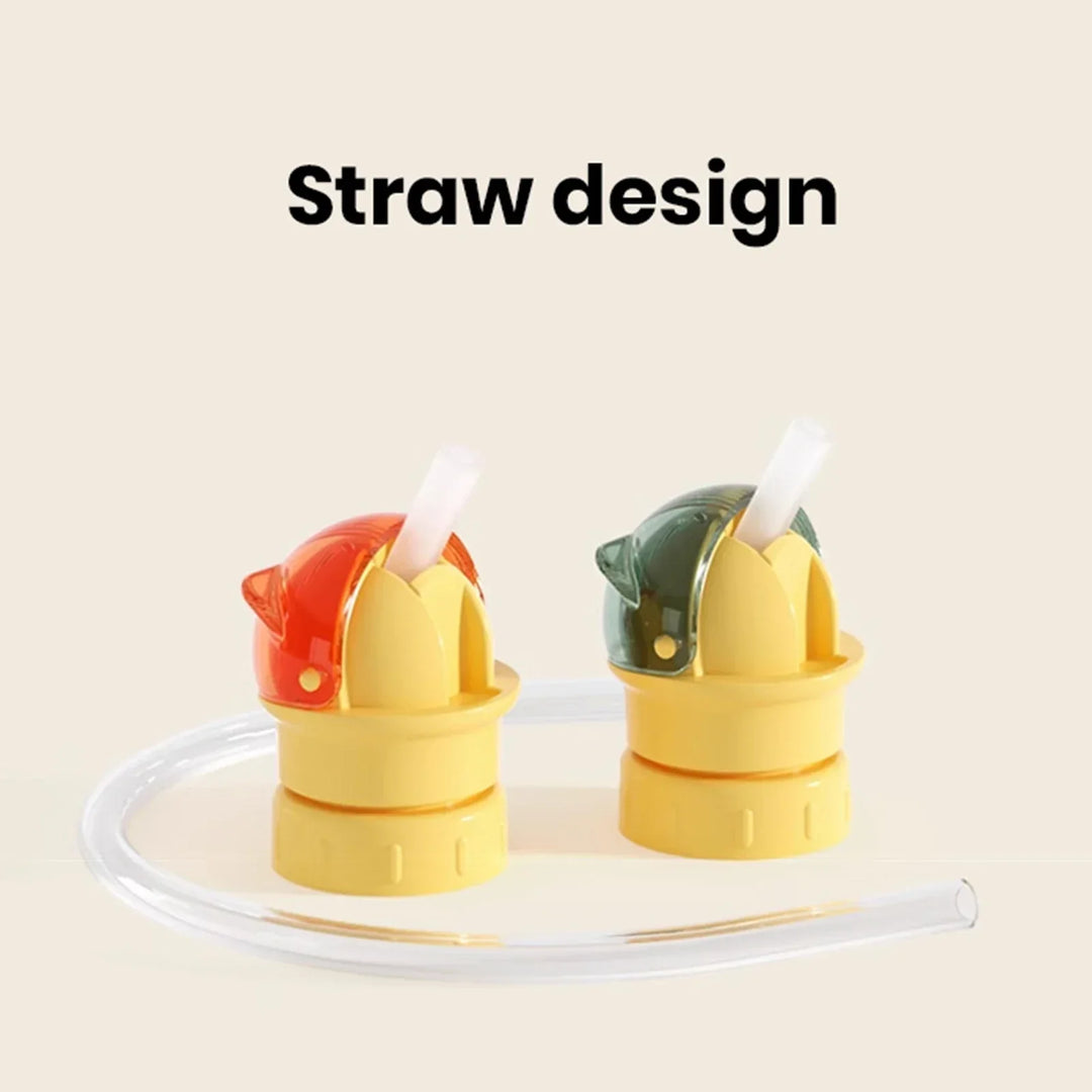 Lisslune | Colorful Twist-Open Built-in Straw Water Bottle