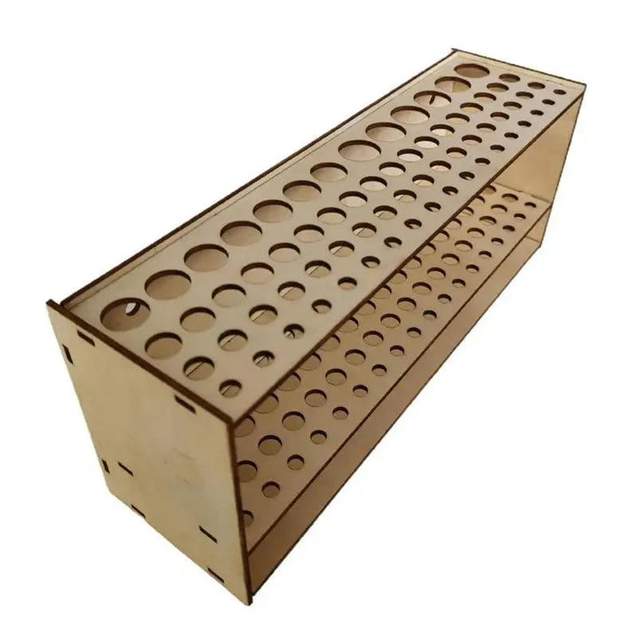 Lisslune | Sustainable Wood Workspace Organizer - Stylish Caddy for Brushes and Tools