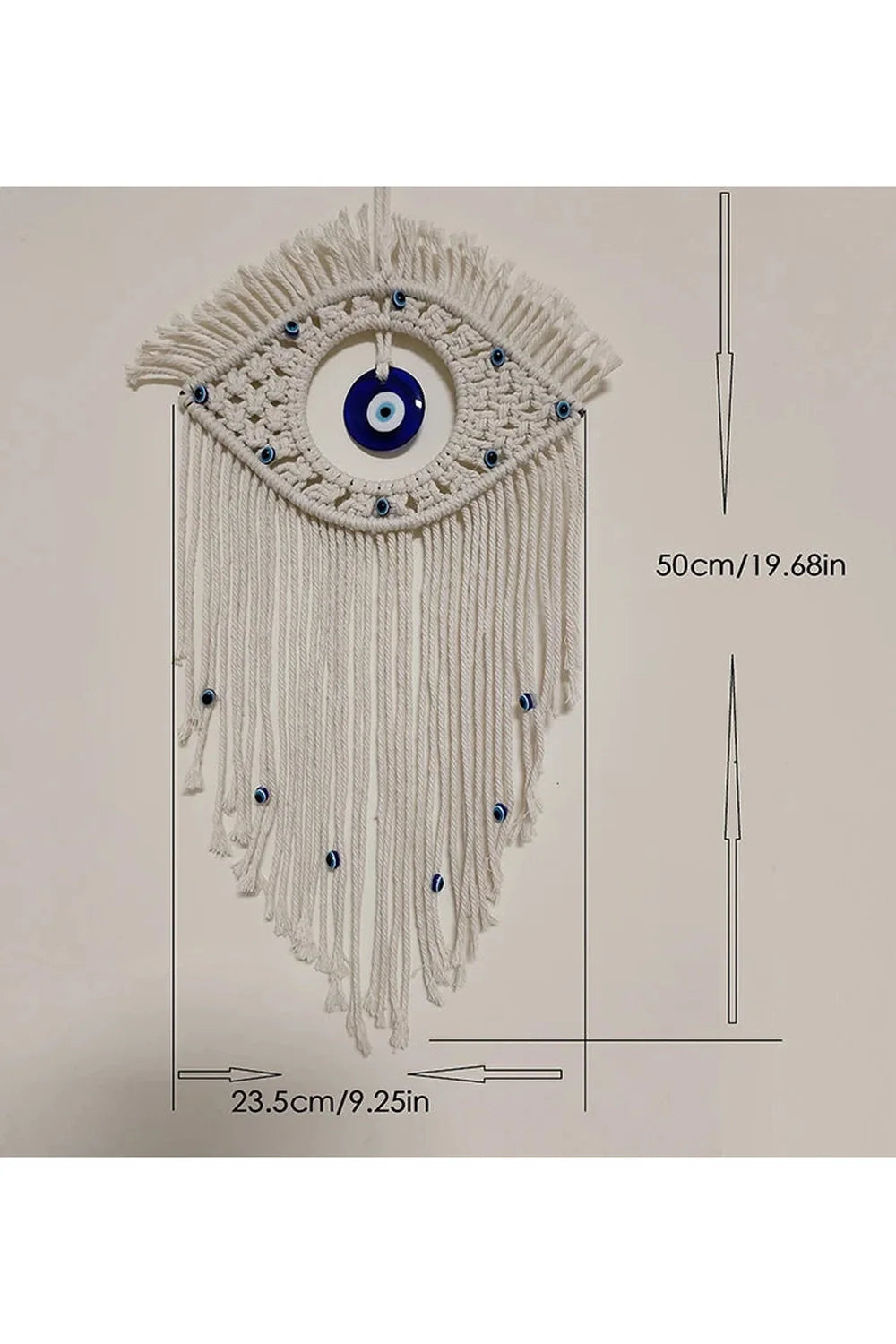 Lisslune | evil eye macrame wall hanging