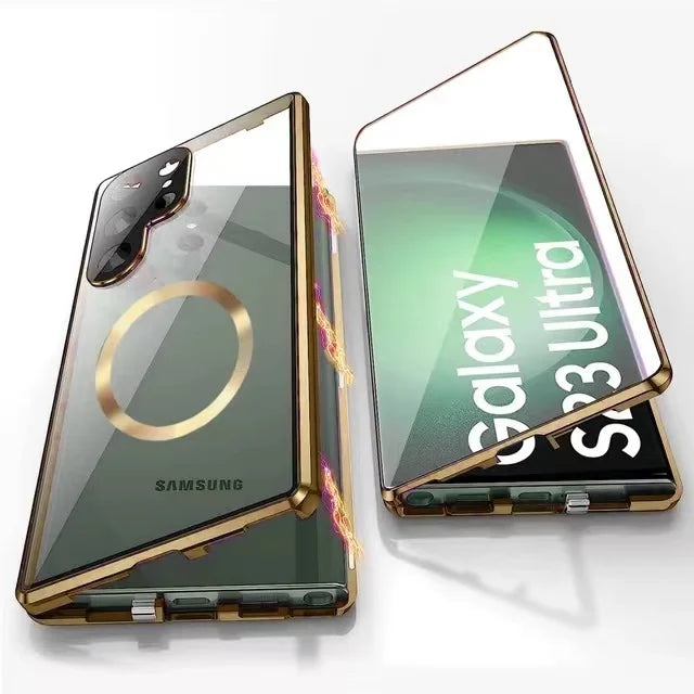 Lisslune | Metal Aluminum Alloy 360 Case with Safety Closure for Samsung Galaxy S24-S23 Series