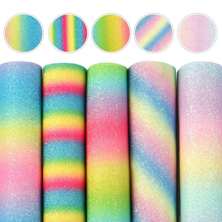 Lisslune | Vibrant Sparkle Faux Leather Craft Set