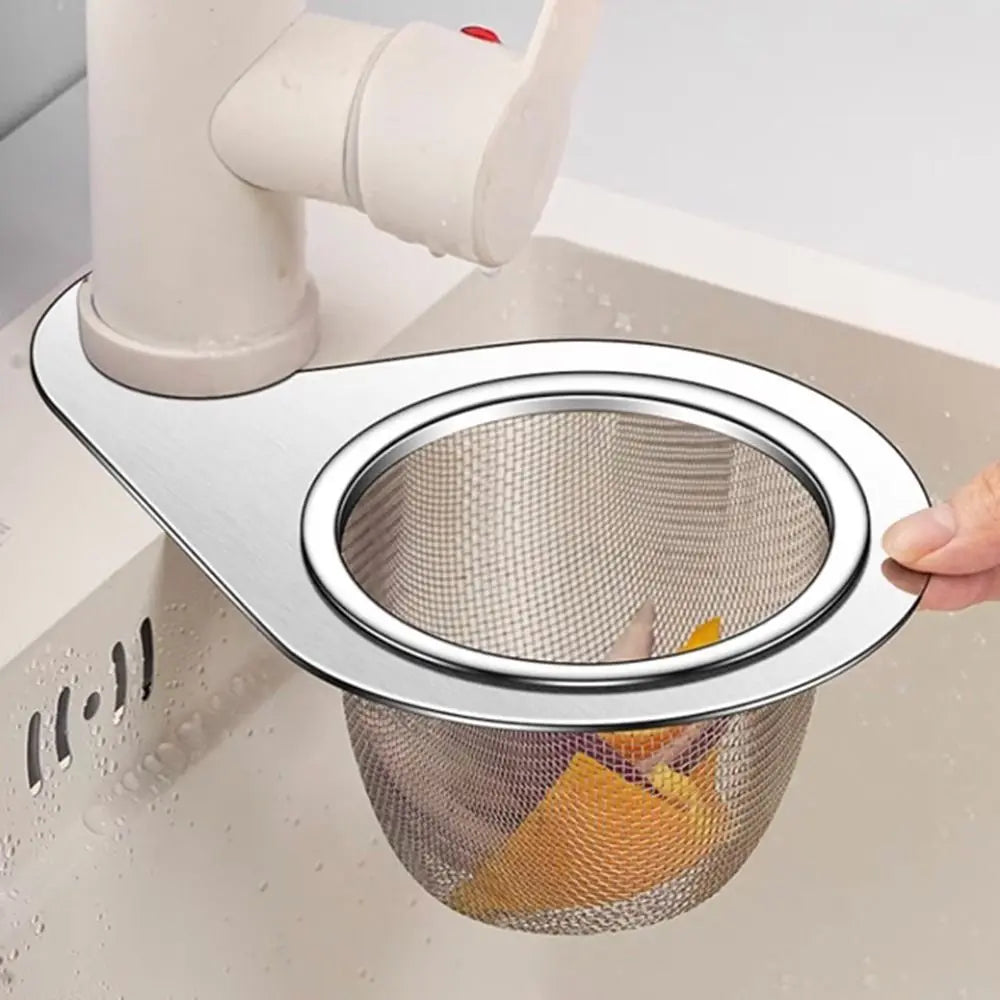 Lisslune | Stainless Steel Sink Organizer Drain Basket