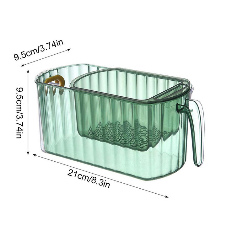 Lisslune | Clear Stack Transparent Double-Layer Basket