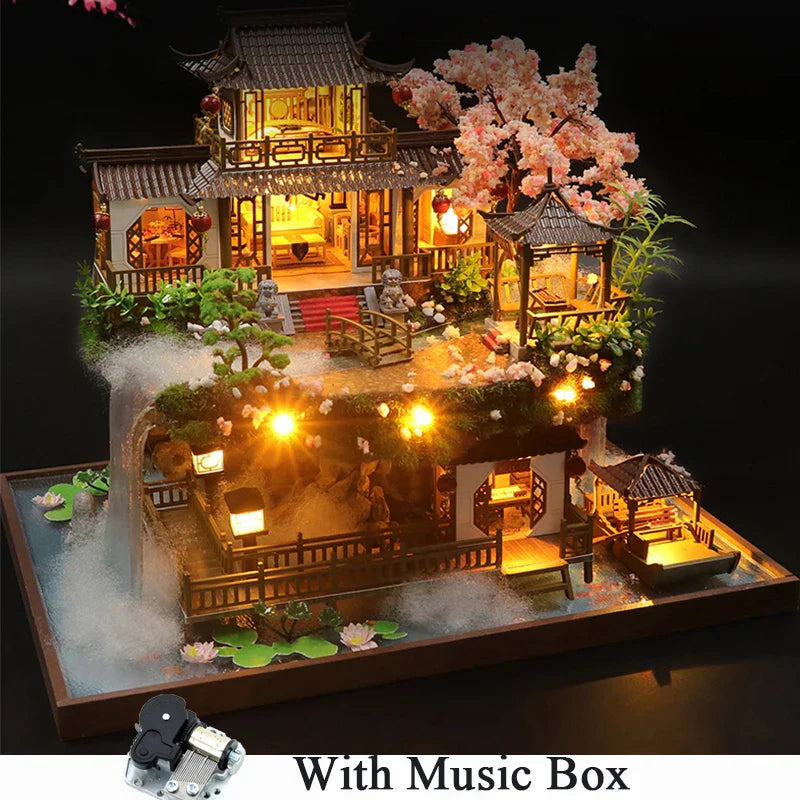 Lisslune | DIY Wooden Chinese Ancient Casa Miniature Building Kit