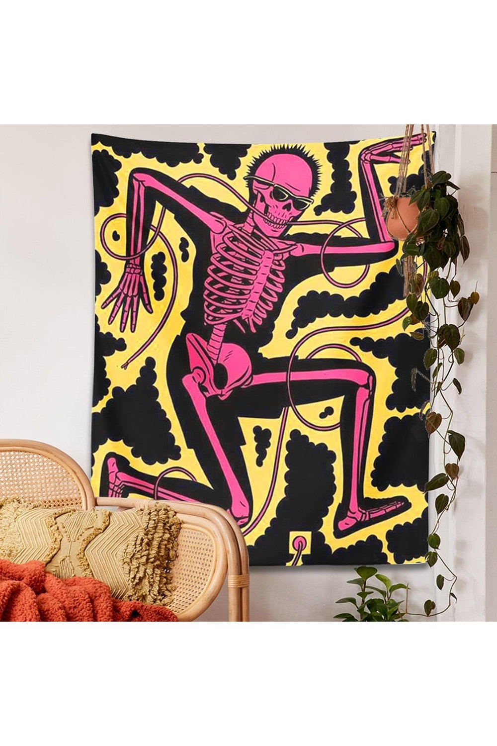 Lisslune | Skeleton Art Tapestry