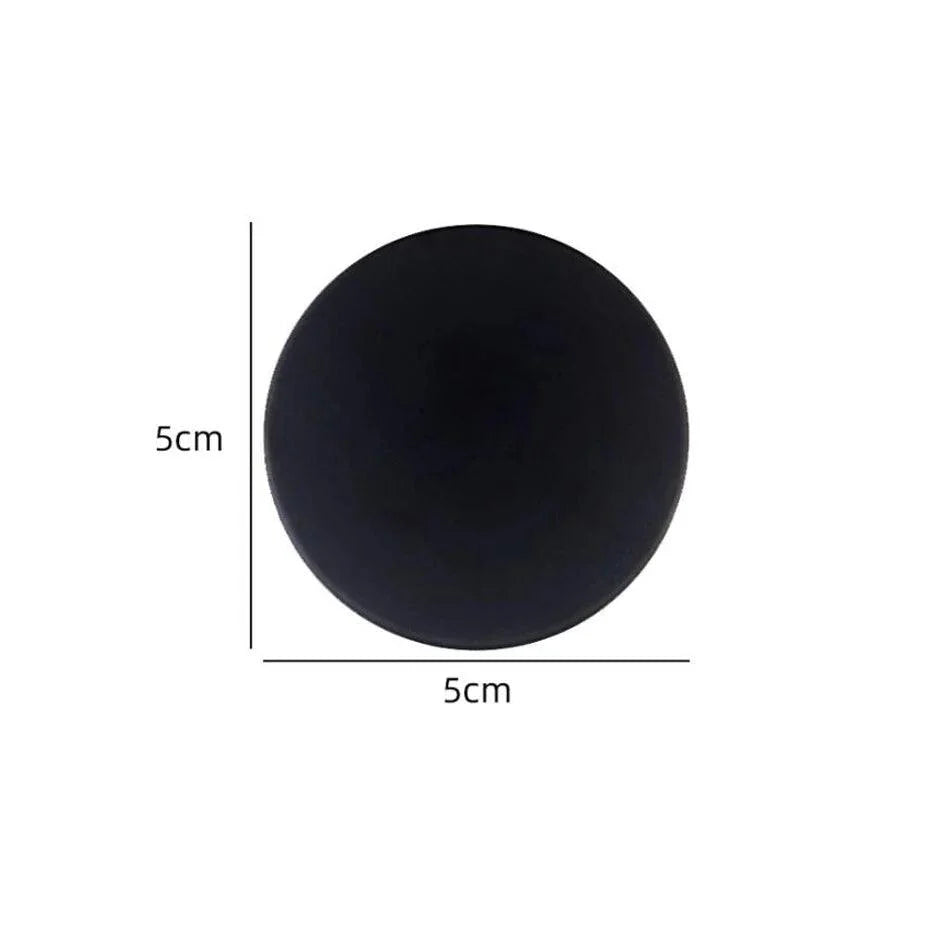 Lisslune | Self-Adhesive Silicone Caps for Door Handles - Elegant Shock-Absorbing Wall Protectors (Single Unit)