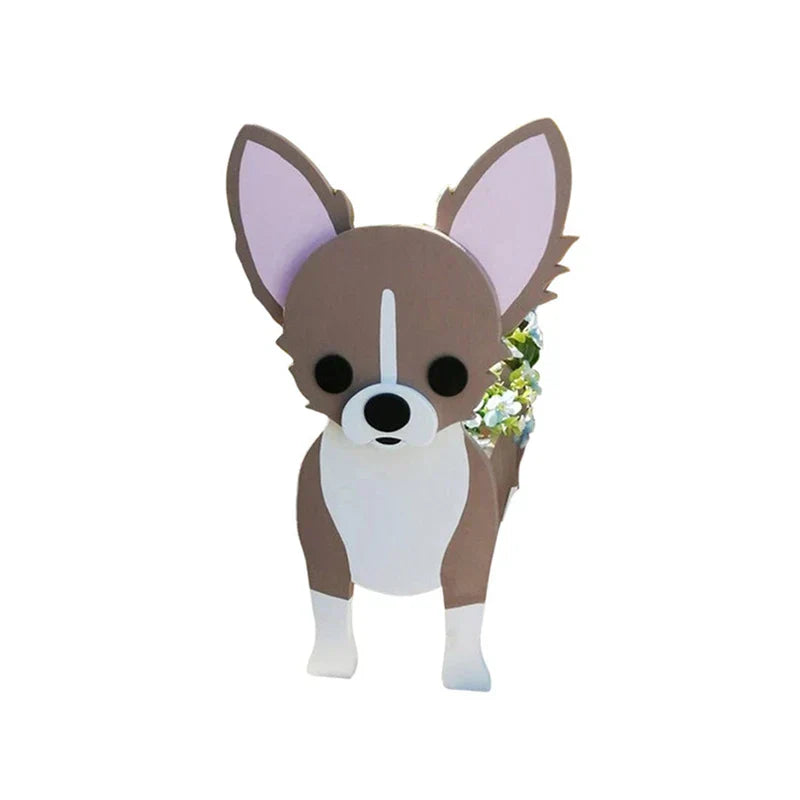 Lisslune | Flower Pot - Pawsome - Dog Plant Container - Various Breeds