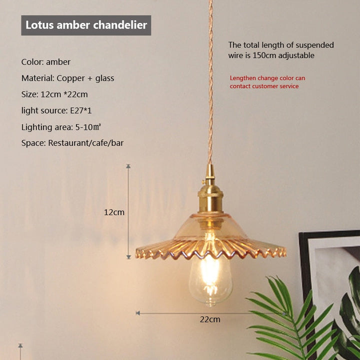 Lisslune | Nordic Brilliance Transparent Glass Pendant Lamp