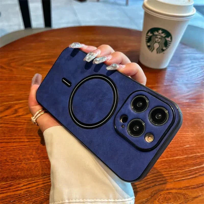 Lisslune | Deer Leather iPhone Case MagSafe Wireless Charging