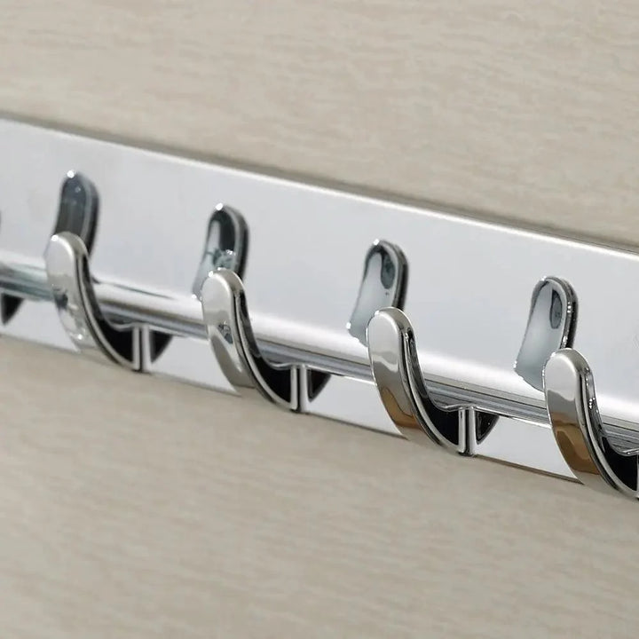 Lisslune | Stylish Silver Suction Hooks for Effortless Bathroom and Kitchen Organization