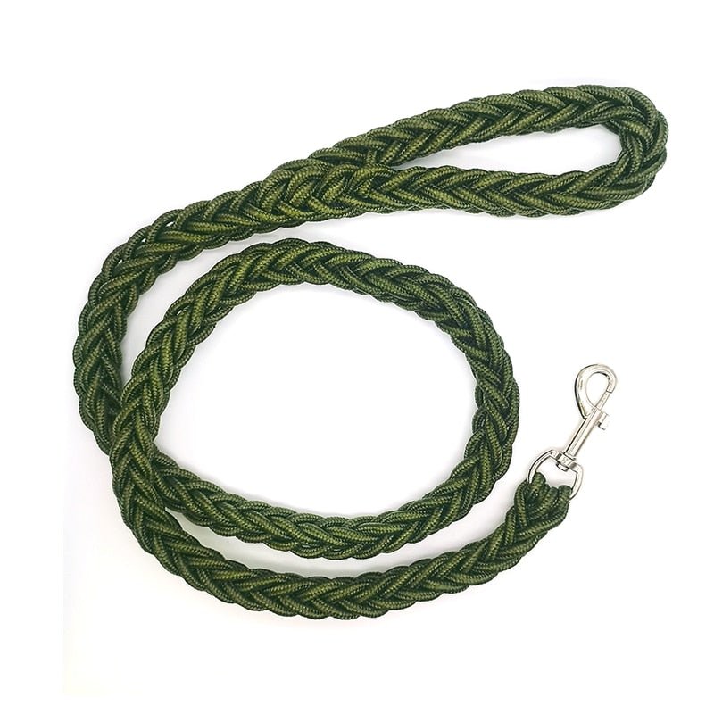 Lisslune | Braided short dog leash for large dogs