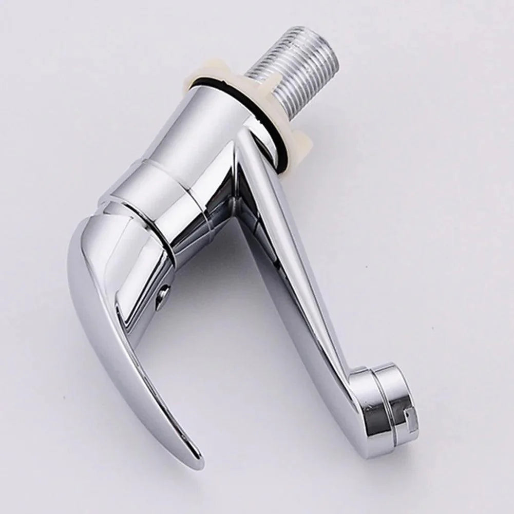 Lisslune | Smooth chrome single lever bathroom faucet with drip-free ceramic cartridge