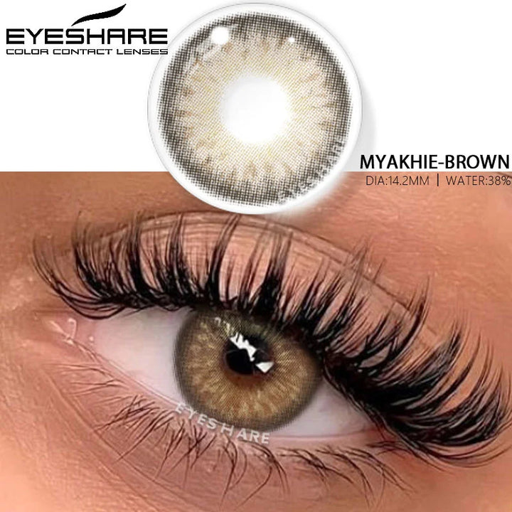 Rynx | 1 Pair Colored Contact Lenses for Cosmetic Eyes high-quality blue lenses gray contact lenses fashionable cosmetic green eye lenses