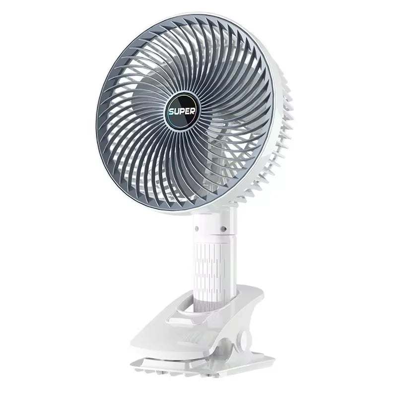Lisslune | Clip-on Portable Compact USB Rechargeable Cooling Fan
