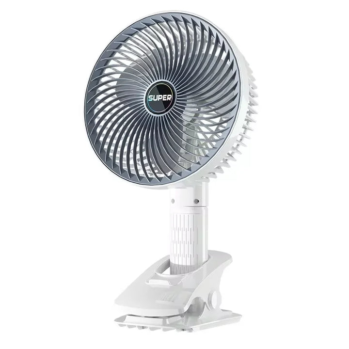 Lisslune | Clip-on Portable Compact USB Rechargeable Cooling Fan
