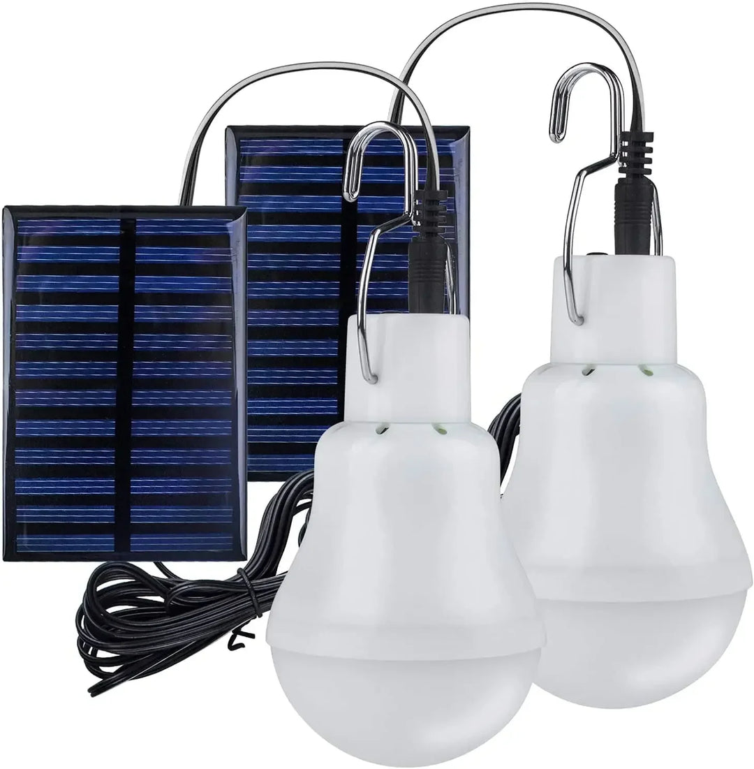 Lisslune | Solar lamp with solar panel – Energy-saving LED lamp for indoor and outdoor use