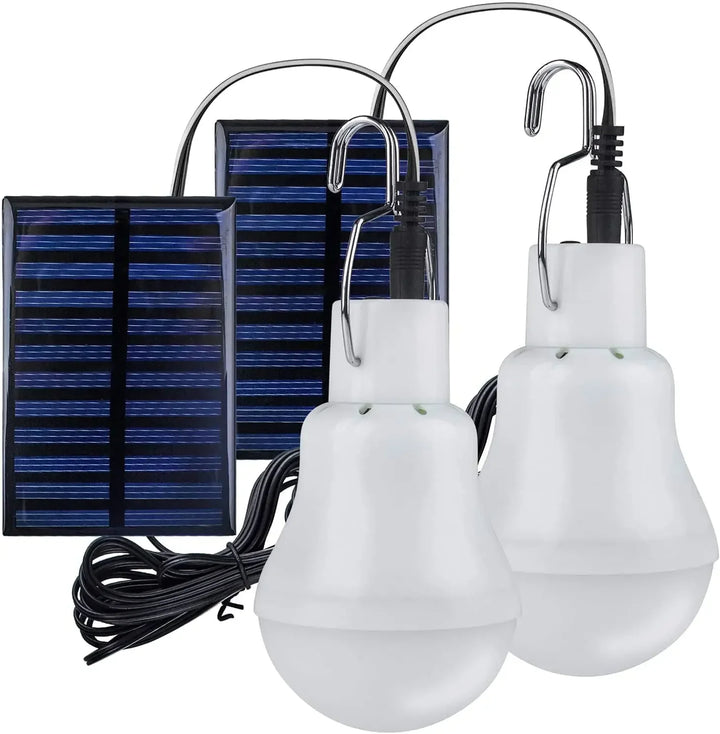 Lisslune | Solar lamp with solar panel – Energy-saving LED lamp for indoor and outdoor use