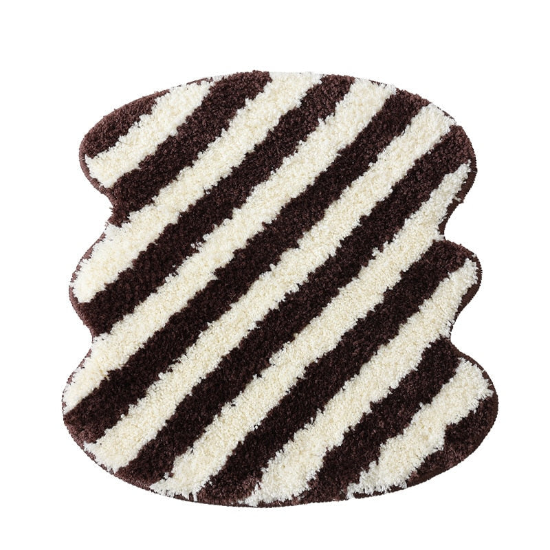 Lisslune | Quilted striped chair cushion