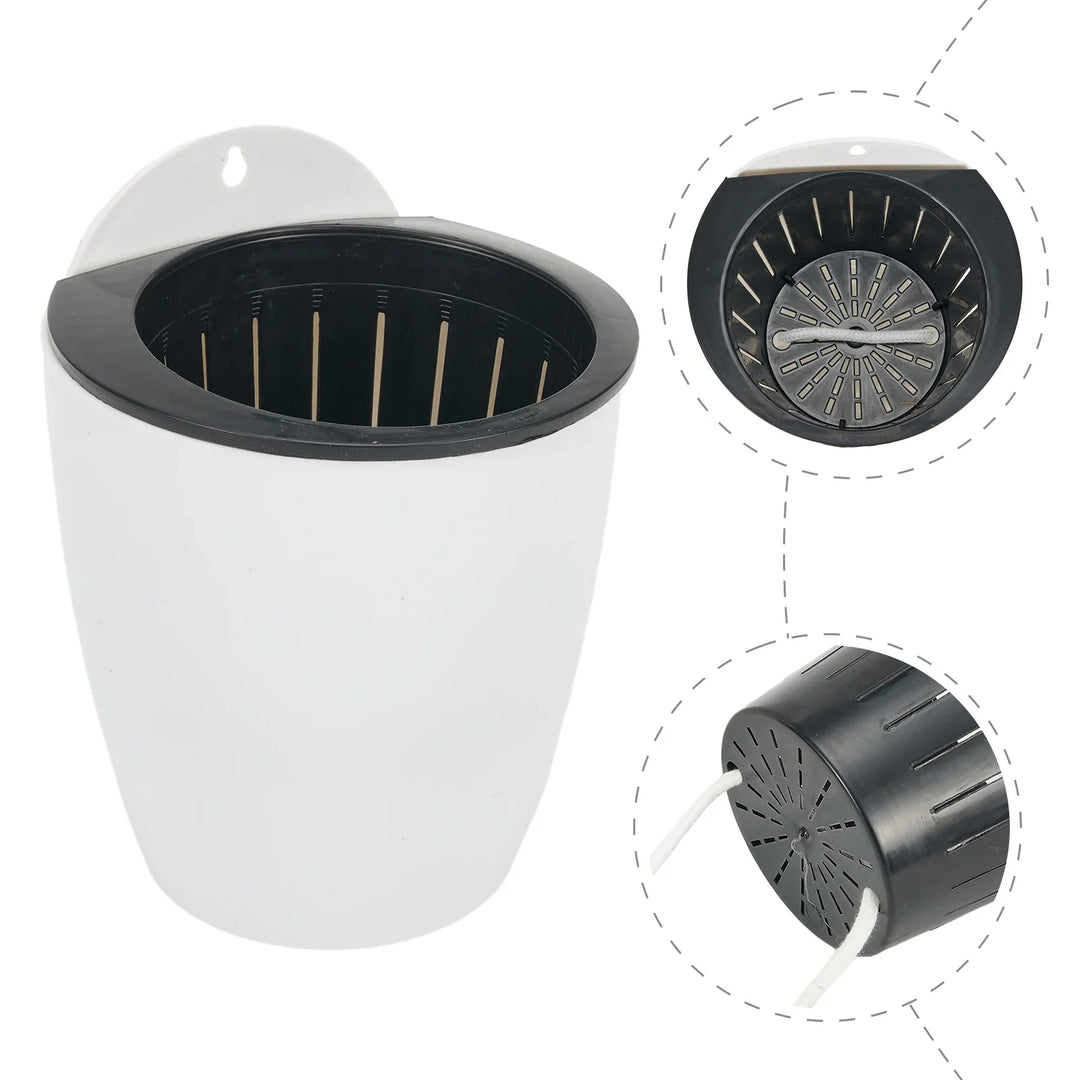 Lisslune | Self-watering hanging plant pot – Modern flower pot for wall mounting