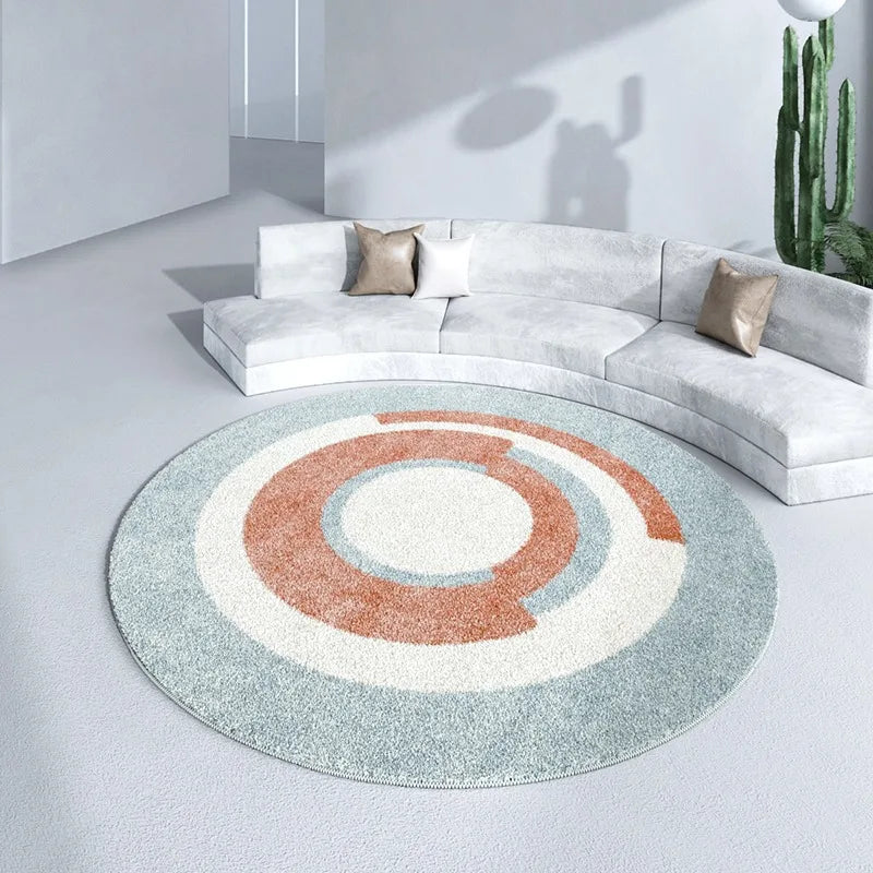 Rynx | Irregular Living Room Rugs Modern Style Carpet Thick Coffee Table Rugs Soft Comfortable Bedroom Carpet Geometric Decorative Rug