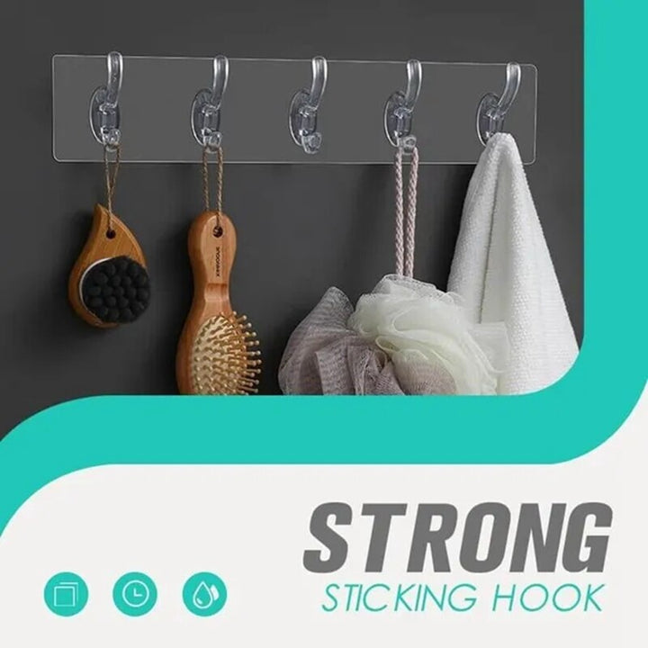 Lisslune | Transparent Invisible Adhesive Simple Wall Hangers