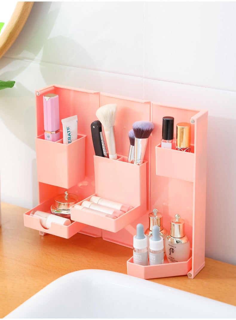 Lisslune | Foldable Stationary Makeup Storage Box