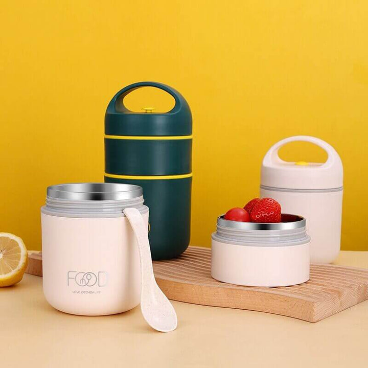 Lisslune | LunchBuddy Premium Lunch Box | Leak-Proof & Sustainable | Bento Box with Compartments | Ideal for Work & School