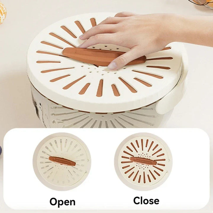 Lisslune | Space Saving Vegetable Fruit Drainer Basket