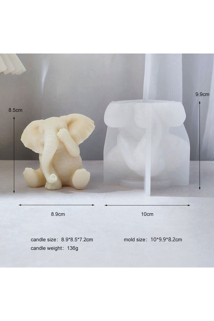 Lisslune | Elephant Candle Shape