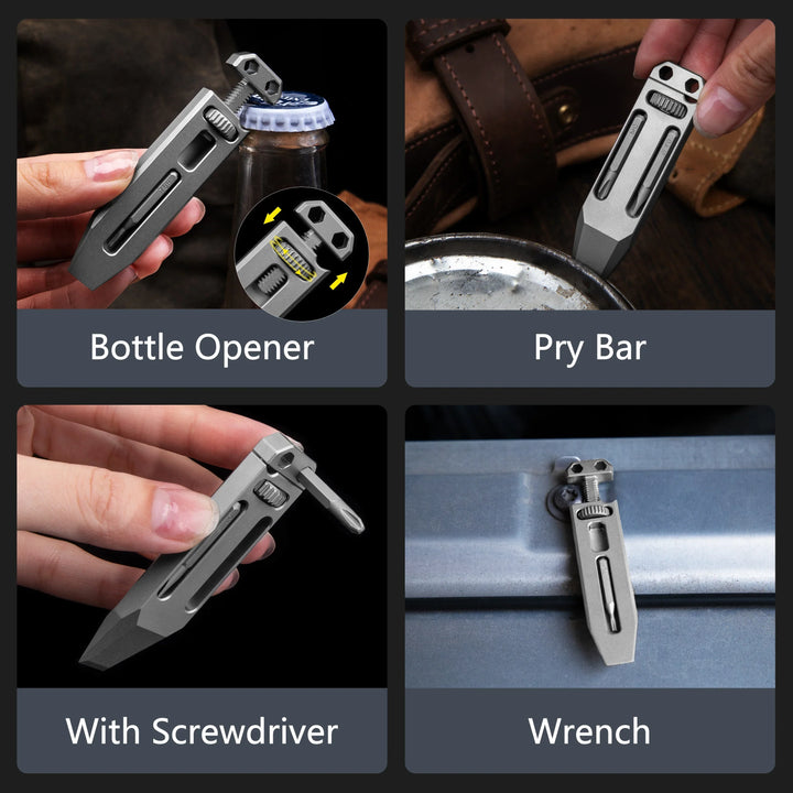Lisslune | Titanium Alloy Telescopic Camping EDC Multifunctional Tool