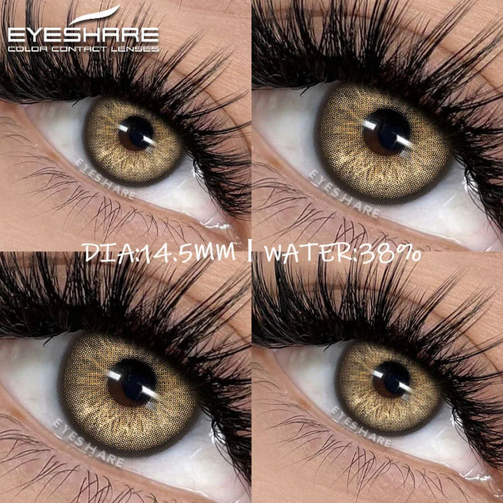 Rynx | New colored contact lenses for the eyes 1 pair of brown contact lenses fashionable blue eye lenses gray pupils green eye lenses annually