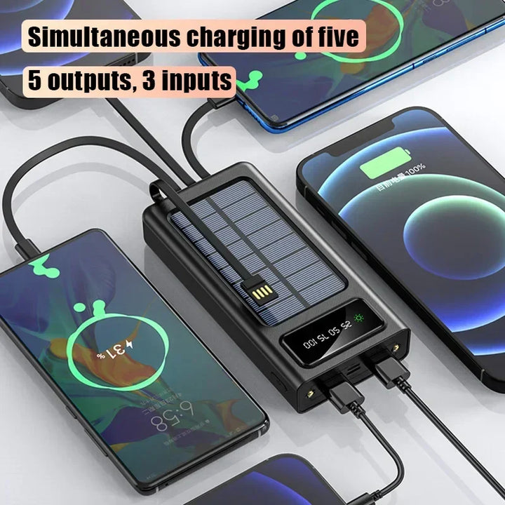 Lisslune | 200000mAh Solar Power Bank