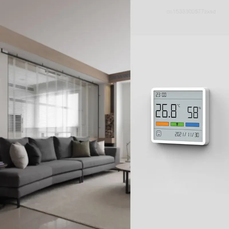 Lisslune | All-in-One Indoor Humidity Meter Clock Digital Thermometer