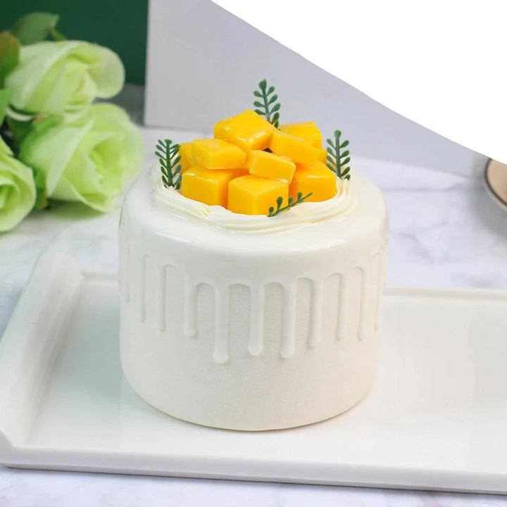 Lisslune | Realistic Artificial Sea Salt Room Cake Model - Ideal for Events, Home Decor, and Restaurant Displays