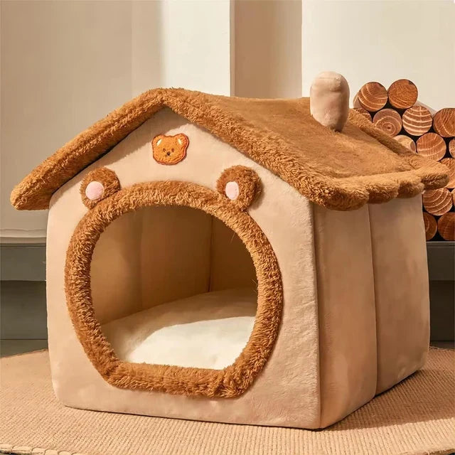 Lisslune | Collapsible, washable pet bed for small dogs and cats