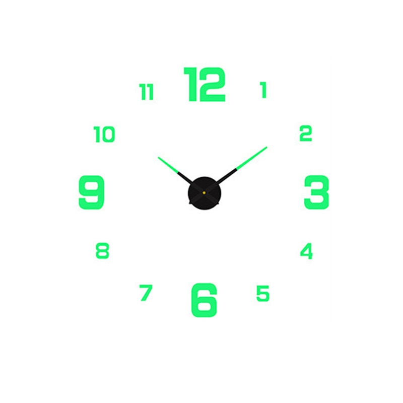 Lisslune | 3D Luminous Silent Wall Clock