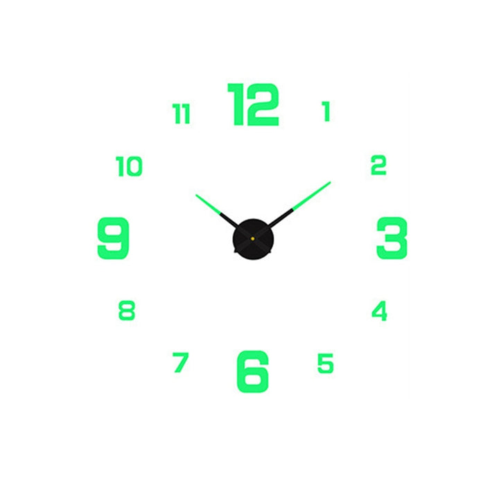 Lisslune | 3D Luminous Silent Wall Clock