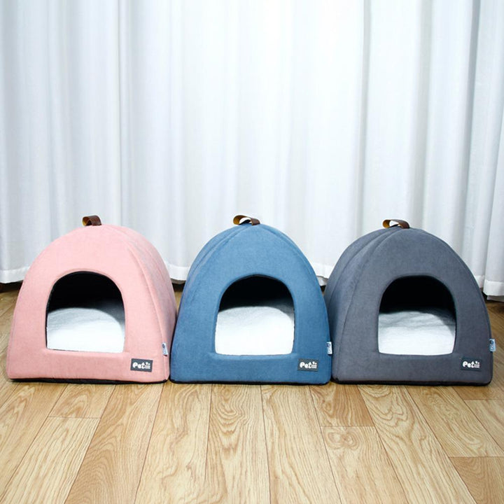 Lisslune | Elegant Velvet Mini Tent for Small Pet Comfort - Cozy Retreat