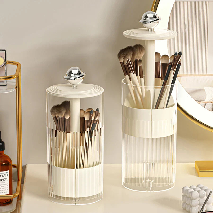 Lisslune | Auto Lift & Luxe Makeup Brush Organizer