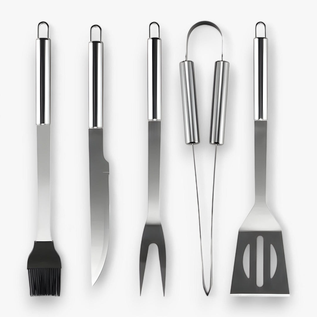 Lisslune | Stainless Steel BBQ Grill Tool Set with Carrying Case