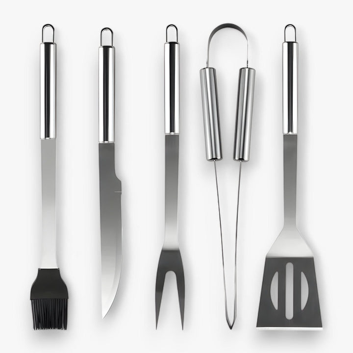 Lisslune | Stainless Steel BBQ Grill Tool Set with Carrying Case