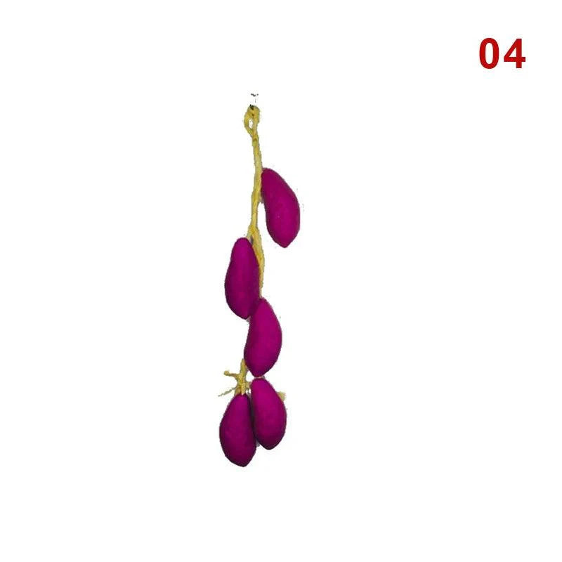 Lisslune | Realistic Hanging Foam Fruit and Seafood Decoration for Home and Event Enhancement
